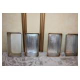 Large Collection of Vintage Metal Baking Pans and Loaf Tins