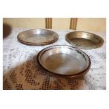 Large Collection of Vintage Metal Baking Pans and Loaf Tins