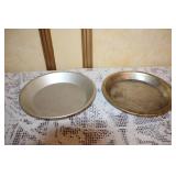 Large Collection of Vintage Metal Baking Pans and Loaf Tins