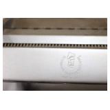 Collection of Vintage Metal Kitchen Tools including Pasta Maker, Meat Grinder, and Food Slicer