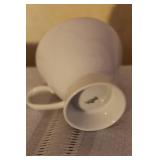 Rosenthal Germany White Porcelain Dinnerware Set, Cups, Plates, Bowls, Creamer & Serving Pieces