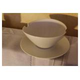 Rosenthal Germany White Porcelain Dinnerware Set, Cups, Plates, Bowls, Creamer & Serving Pieces