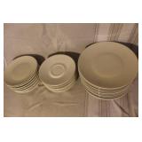 Rosenthal Germany White Porcelain Dinnerware Set, Cups, Plates, Bowls, Creamer & Serving Pieces