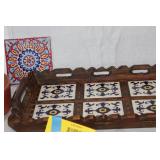 Mexican Kitchenware Collection with Press, Trays, Tortilla Server, and Salsa Book