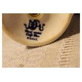 Collection of Decorative Ceramic and Porcelain Kitchenware with Blue Patterns