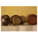 Collection of 13 Handcrafted Pottery Mugs Including Tonala Mexico and Studio Art Pieces