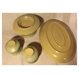 Assorted Ceramic Tableware Including Pitchers, Cups, Plates, Salt and Pepper Shakers