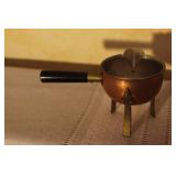 Vintage Copper Tea Set with Kettle, Pots, Tray, and Cups