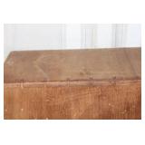 Collection of Vintage Wooden Recipe Boxes with Handwritten Recipe Cards