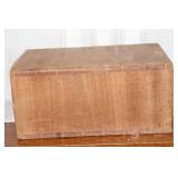 Collection of Vintage Wooden Recipe Boxes with Handwritten Recipe Cards