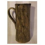 Collection of Artisan Pottery and Wooden Basket Home Decor Items