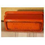 Set of 2 Vintage Enamel Cast Iron Covered Dishes - Le Creuset and St Uze