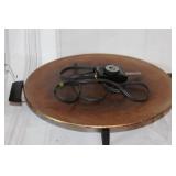 Electric Wok, Warming Plate, and Ribbed Wooden Rolling Pin Set