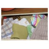 Collection of Assorted Kitchen Towels and Linens