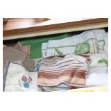 Collection of Assorted Kitchen Towels and Linens