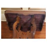 Antique Victorian Carved Wood Parlor Table