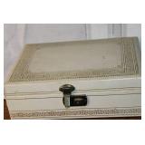 Vintage Jewelry Box with Assorted Beaded Necklaces