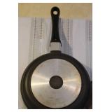 Berndes Made in Germany Frying Pan with Lid and 7-Cup Cast Iron Baking Mold