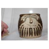 Collection of 7 Vintage Studio Pottery Mugs and Mini Vases