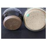 Collection of 7 Vintage Studio Pottery Mugs and Mini Vases