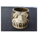 Collection of 7 Vintage Studio Pottery Mugs and Mini Vases