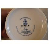 European Ceramic Tableware Lot Including Mugs, Coasters, Vases, and Tray