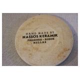 European Ceramic Tableware Lot Including Mugs, Coasters, Vases, and Tray