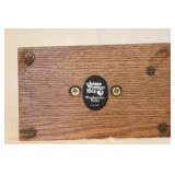 Amana Furniture Shop Oak Mantel Clock