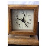 Amana Furniture Shop Oak Mantel Clock
