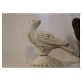 Set of 3 Vintage Cast Iron Bird Figurines