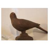 Set of 3 Vintage Cast Iron Bird Figurines