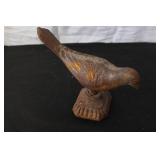 Set of 3 Vintage Cast Iron Bird Figurines