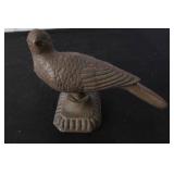 Set of 3 Vintage Cast Iron Bird Figurines