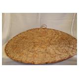 Collection of Vintage Wicker Baskets and RW Norway Wooden Tray