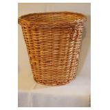 Collection of Vintage Wicker Baskets and RW Norway Wooden Tray