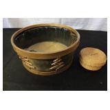 Collection of Vintage Wicker Baskets and RW Norway Wooden Tray