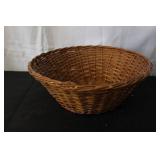 Collection of 4 Assorted Woven Baskets with Handle and Decorative Designs