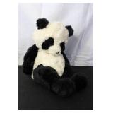 Collection of 6 Plush Stuffed Animals Including Zebra, Panda, Cat, and Birds