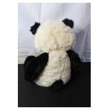 Collection of 6 Plush Stuffed Animals Including Zebra, Panda, Cat, and Birds