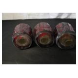 Eclectic Home Decor Collection with Mosaic Candle Holders and Heart Trivet