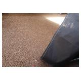 Wooden Desk Organizer with Floral Carving and Inlay