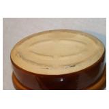 Collection of Vintage Pottery and Stoneware Items with Small Brass Mug