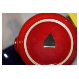 Collection of Vintage Pottery and Stoneware Items with Small Brass Mug