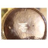 Collection of Vintage Pottery and Stoneware Items with Small Brass Mug