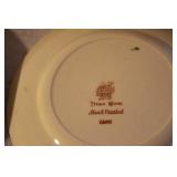 Collection of 6 Decorative Antique and Vintage Porcelain Plates and Saucers