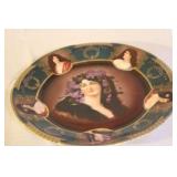 Collection of 6 Decorative Antique and Vintage Porcelain Plates and Saucers