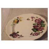 Collection of 6 Decorative Antique and Vintage Porcelain Plates and Saucers