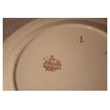 Collection of 6 Decorative Antique and Vintage Porcelain Plates and Saucers