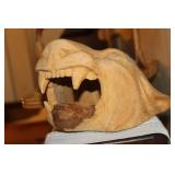 Eclectic Vintage Decorative Lot - Wood Carvings, Pottery, Ceramic Fish Dishes, and More