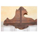 Eclectic Vintage Decorative Lot - Wood Carvings, Pottery, Ceramic Fish Dishes, and More